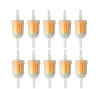 Filtro a gas in linea in linea 6 mm-8 mm 1/4 pollici compatibile con motori a piccoli mobili da tosaggio mobili ATVS Filtri 'olio Coppa Golden 10 pezzi