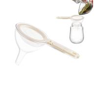 Filtro a imbuto, imbuto con filtro | Imbuto per olio da cucina, tramoggia filtrante a maglia super fine rimovibile per uso alimentare per tutti i tipi di cibi solidi e liquidi