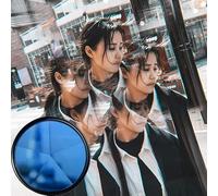 Filtro a prisma Kaleidoscope FX Split Diopter Effetti speciali Accessori for la fotografia Obiettivo DSLR Prisma (Size : 77mm with 67mm Ring, Color : Orange)