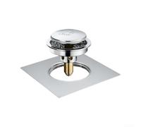 Filtro a rete anti-odore per pavimenti, 10 cm | Robusto acciaio inossidabile, resistente alla ruggine, sicuro per ambienti umidi, dimensioni 10 x 10 cm, uso di lunga durata