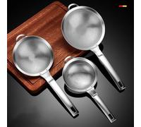 Filtro a rete da cucina in acciaio inox per filtrare latte di soia, succhi, yogurt e latte di noci, si adatta alla maggior parte dei contenitori con spazio per filtrazione (medio)