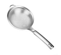Filtro a rete in acciaio inox per succhi di latte di soia e yogurt, con spazio tra anello e fondo del contenitore, per un efficace filtraggio del latte di noci e del latte di mandorle (grande)