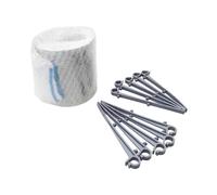 Filtro a rete per grondaie in acciaio resistente per la prevenzione degli intasamenti e per tutte le condizioni atmosferiche, rete di prevenzione dei detriti