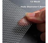 Filtro a rete setaccio, 1 rete 4-500, tutte le dimensioni, in acciaio inox 304, rete metallica intrecciata (12 maglie 1800 micron, 100 cm x 100 cm)