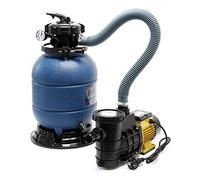 Filtro a Sabbia con valvola a 5 Posizioni Pompa autoadescante HZS-300 380W Set Piscina