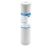 Filtro a Sedimenti in Polipropilene 10" - 1 Pezzo, 10µm | Cartuccia per Acqua Potabile, rimozione efficace di particelle di sporco e impurità dall’acqua - Durata fino a 6 mesi