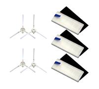 Filtro a spazzola laterale Compatibile con HEPA Compatibile con Tefal Rowenta Explorer 20 40 50 75 RG7687/RR7687WH Serie Compatibile con aspirapolvere robot Smart Force Sweep X3(014)