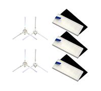 Filtro a spazzola laterale HEPA compatibile con Tefal Rowenta Explorer 20 40 50 75 RG7687/RR7687WH Serie Smart Force Sweep X3 Robot aspirapolvere (Color : 014)