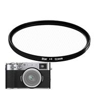 Filtro a stella da 52 mm | Filtro a stella da 52 mm per della fotocamera | Accessori fotografici in vetro portatile per scenari notturni, videografi, creatori di contenuti, fotografi