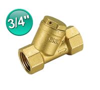Filtro a Y 3/4'' in ottone con rete raccogli impurità