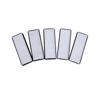 filtro abitacolo Adatto per Vw Polo Gol Jettas Santana 2011-2019/Skoda Fabia Rapid 2011-2021 Kit filtro esterno per auto(5 Pcs White Filter)