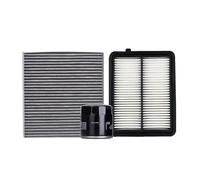 Filtro Abitacolo ai Carboni Attivi Set di 3 filtri adatti per NISSAN KICKS P15 1.5L 2017 2018 2019 2020 2021 Kit filtro aria olio motore abitacolo AC 165465RF0A filtro abitacolo