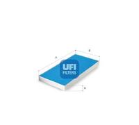 Filtro Abitacolo Antibatterico UFI per Opel Corsa C 1.2 1.0 Tigra