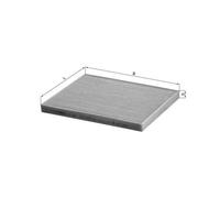 MAHLE ORIGINAL LA 408 Filtro abitacolo