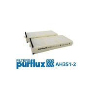 Purflux Filtro abitacolo AH351-2 Antipolline 206x100x37 mm per Mitsubishi Pajero/Pinin