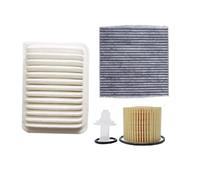 Filtro abitacolo aria motore olio carbone attivo compatibile for Toyota Corolla 2009 2010 2011 2012 2013 2014 2015 1.8L 2ZR-FE 2ZR-FAE(3 Pcs Filter Set)