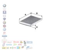 FILTRO ABITACOLO AUDI A4 A5 A6 A7 A8 Q5 Q7 Q8 PORSCHE CAYENNE VW TOUAREG 3.0