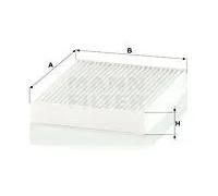 Filtro cabina MANN-FILTER CU 14 001