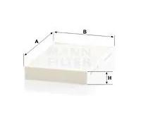 MANN-FILTER CU 22 016 Filtro aria cabina - per Autovetture + veicoli commeriali