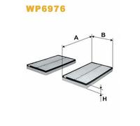 Filtro abitacolo BMW SERIE 5, SERIE 6 WIX WP6976