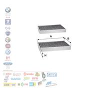 FILTRO ABITACOLO CARBONI ATTIVI BMW SERIE 5 G30 F90 7 G11 G12 X5 G05 F95 WP2209