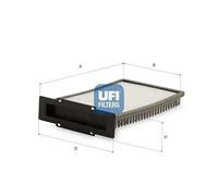 Filtro abitacolo Cartuccia filtro 53.621.00 UFI per LAND ROVER FREELANDER I