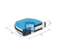 UFI 34.163.00 Filtro abitacolo
