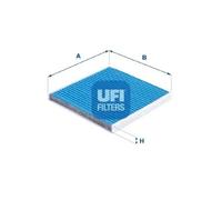 Filtro abitacolo con effetto antibatterico 34.269.00 UFI per FIAT PEUGEOT