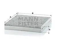 MANN-FILTER CUK 2149 Filtro abitacolo