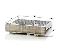 MANN-FILTER CUK 2230 Filtro, Aria abitacolo per MITSUBISHI,MITSUBISHI (GAC)