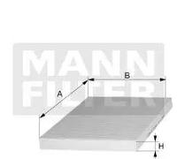 MANN-FILTER CUK 23 019/1 Filtro aria cabina - Filtro Antipolline con Carbonio attivato - per Autovetture + veicoli commeriali