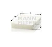 Filtro abitacolo dietro il cruscotto Filtro particellare CU 1519 MANN-FILTER