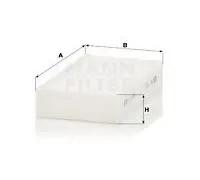 Filtro abitacolo dietro il cruscotto Filtro particellare CU 1721-2 MANN-FILTER