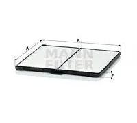 MANN-FILTER CU 2012 Filtro aria cabina - per Autovetture + veicoli commeriali