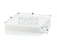 Filtro cabina MANN-FILTER CU 2141