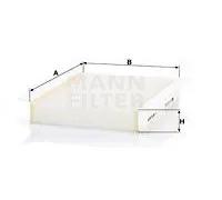 Filtro abitacolo dietro il cruscotto Filtro particellare CU 22 022 MANN-FILTER