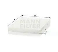 MANN-FILTER CU 23 010 Filtro aria cabina - per Autovetture + veicoli commeriali