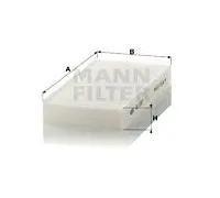 Filtro cabina MANN-FILTER CU 2327-2