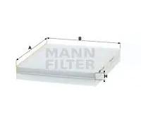 Filtro abitacolo dietro il cruscotto Filtro particellare CU 2336 MANN-FILTER