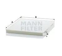 Filtro abitacolo dietro il cruscotto Filtro particellare CU 2434 MANN-FILTER