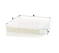 MANN-FILTER CU 26 021 Filtro aria cabina - per Autovetture + veicoli commeriali