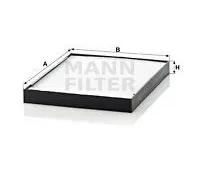 MANN-FILTER CU 2634 Filtro aria cabina - per Autovetture + veicoli commeriali