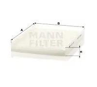 Filtro cabina MANN-FILTER CU 27 007