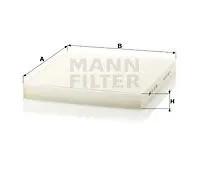 Filtro abitacolo dietro il cruscotto Filtro particellare CU 27 008 MANN-FILTER