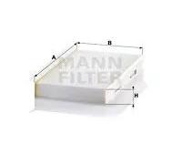 Filtro cabina MANN-FILTER CU 2747