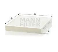 Filtro cabina MANN FILTER CU 2757