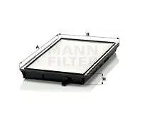 MANN-FILTER CU 2835 Filtro aria cabina - per Autovetture + veicoli commeriali
