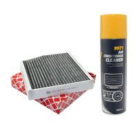 Filtro Abitacolo Febi 40422 + Clima Pulizia per Mercedes B Classe W246 A W176