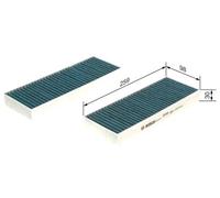 BOSCH 0 986 628 547 Filtro abitacolo