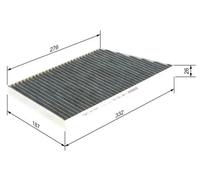 Filtro cabina BOSCH 1 987 432 370